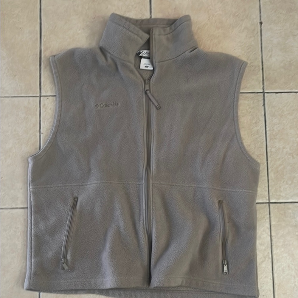 Columbia Men's Zip Up Vest - Gray